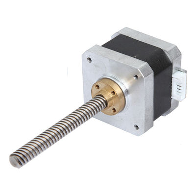 Motor deslizante linear pequeno diminuto com eixo Nema17 Tr8 400mm do parafuso